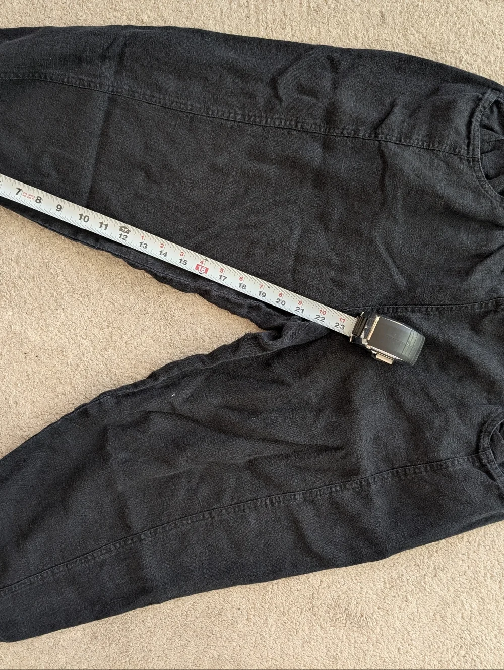 Not Perfect Linen Elastic Waist Pants - Picture 2 of 4